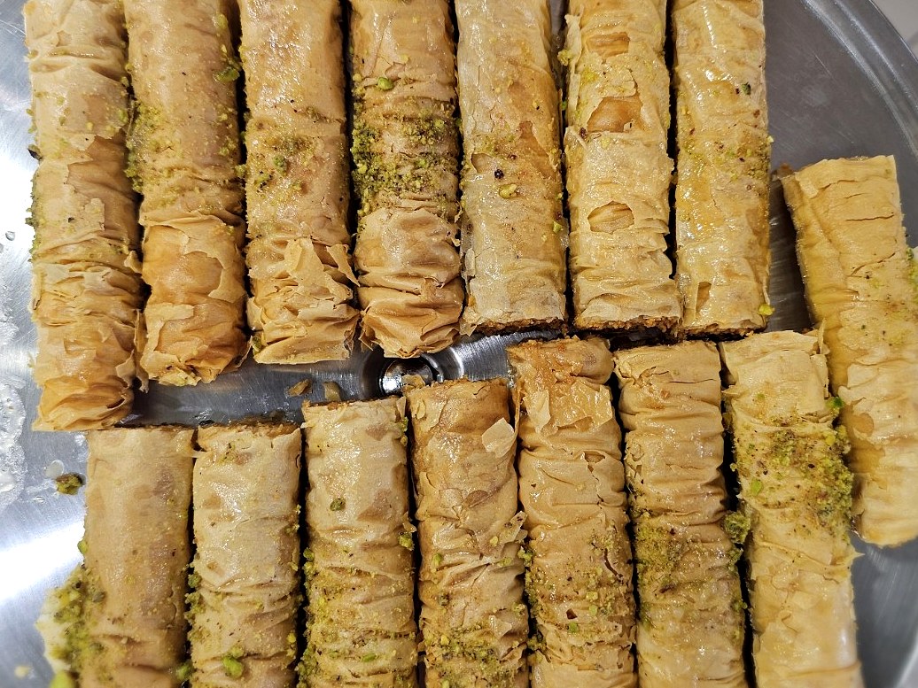 Baklava catering tray