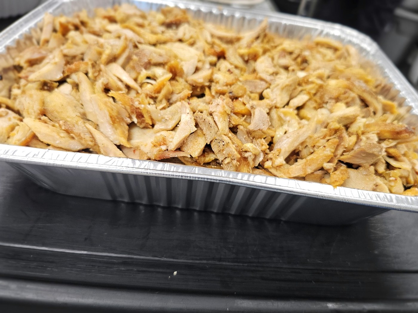 Chicken shawarma catering tray